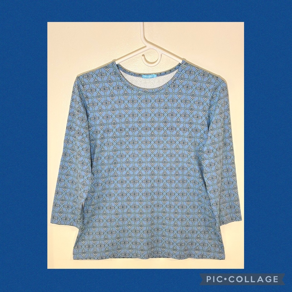 J. McLaughlin Signature Tee, Catalina Cloth